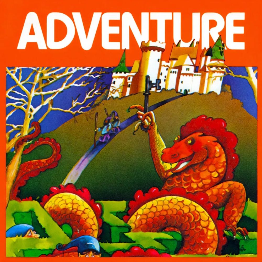 Cover art for Atari 2600 "Adventure" game