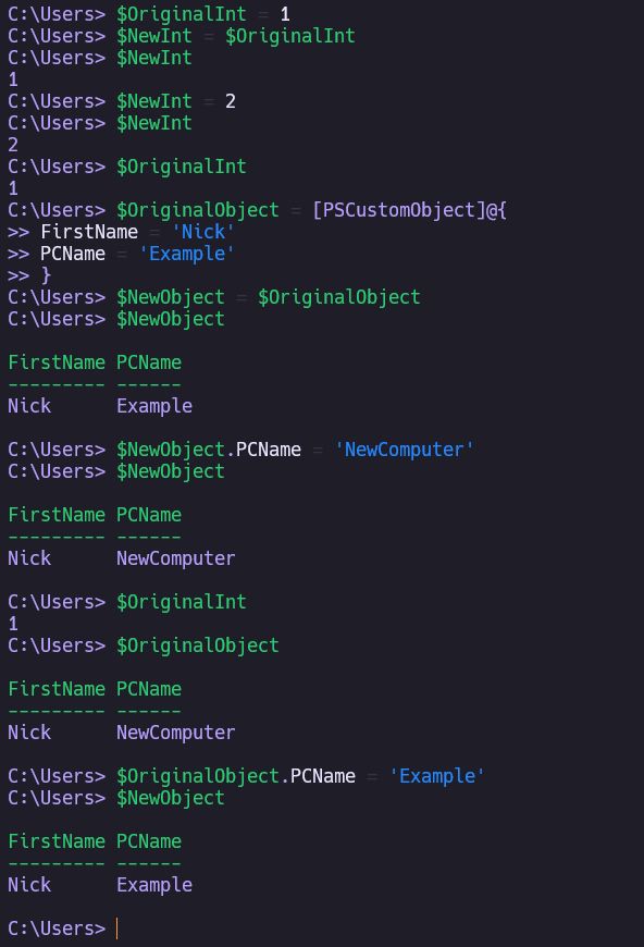 Difference in passing by value and reference
