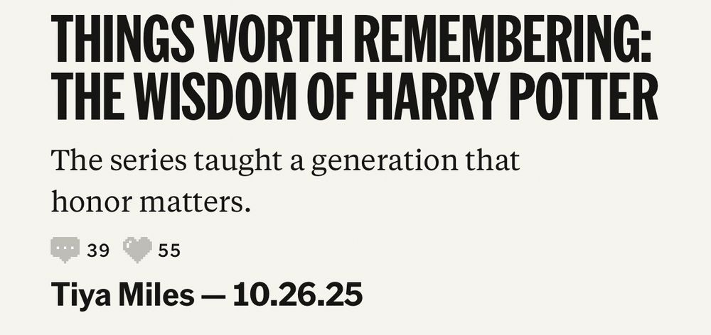 The top story at the free press: things worth remembering: the wisdom of Harry Potter 

The series taught a generation that honor matters. 