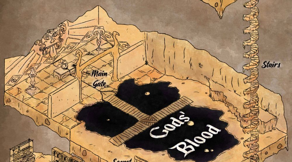 Isometric dungeon room