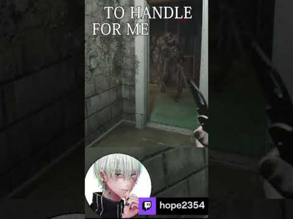 when you strugle with enemies....#gameplay #vtuber #vtuberclips #twitch #re7