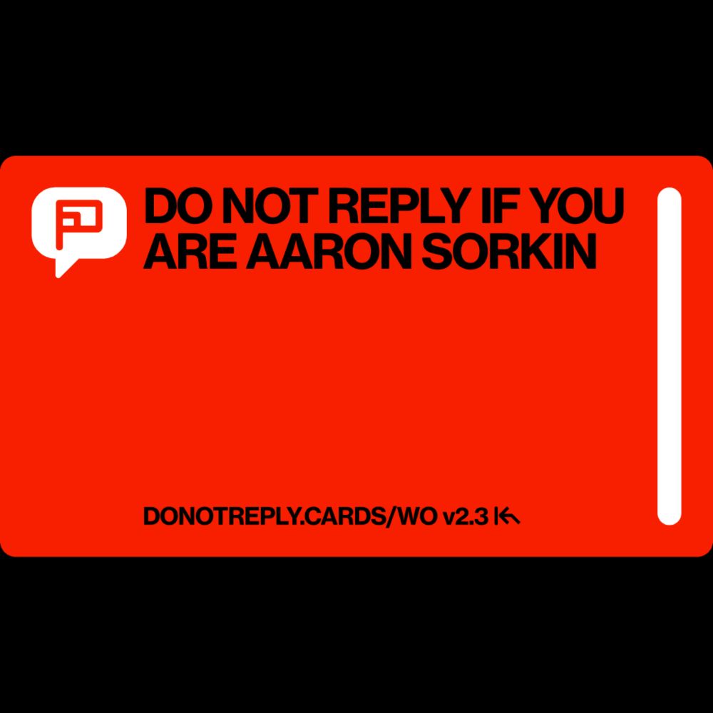 DO NOT REPLY IF YOU ARE AARON SORKIN↱  AARON SORKIN: HOW I WOULD SCRIPT THIS MOMENT FOR BIDEN AND THE DEMOCRATS