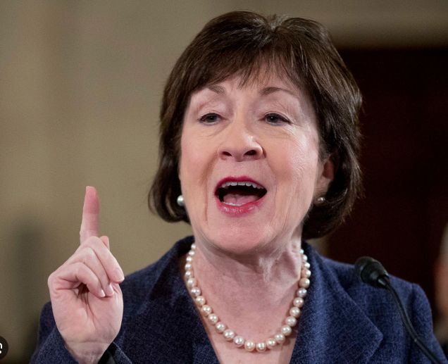 Susan Collins is clutching her pearls in disapproval...

As the Elon Musk, Trump and the rest of the Republicans are systematically dismantling our federal government...