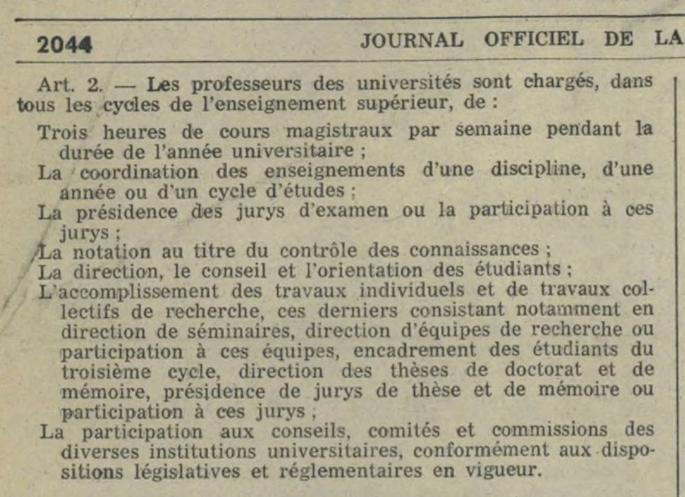 Décret n° 79-683 du 9 août 1979 portant statut particulier du corps des professeurs des universités.