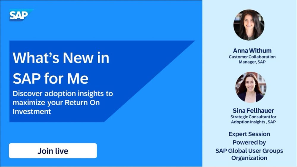 What’s new in SAP for Me: Discover adoption insights to maximize your ROI ✨