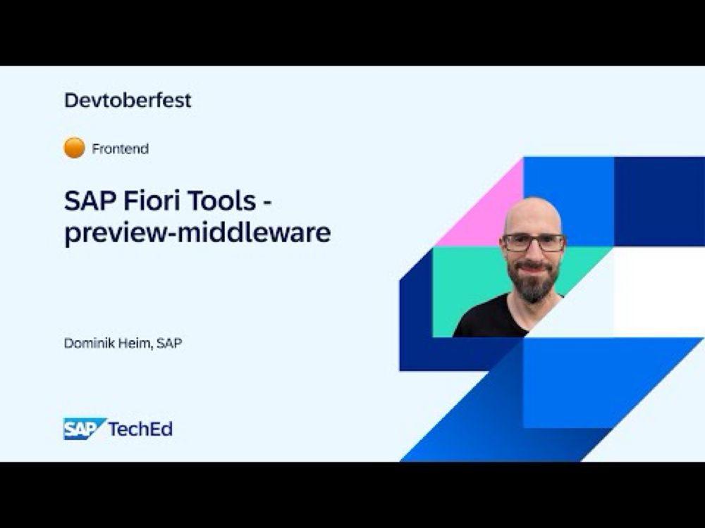 🟠 SAP Fiori Tools - preview-middleware