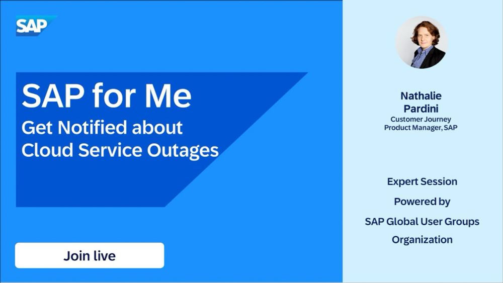 Get Notified in SAP for Me about Cloud Service Outages