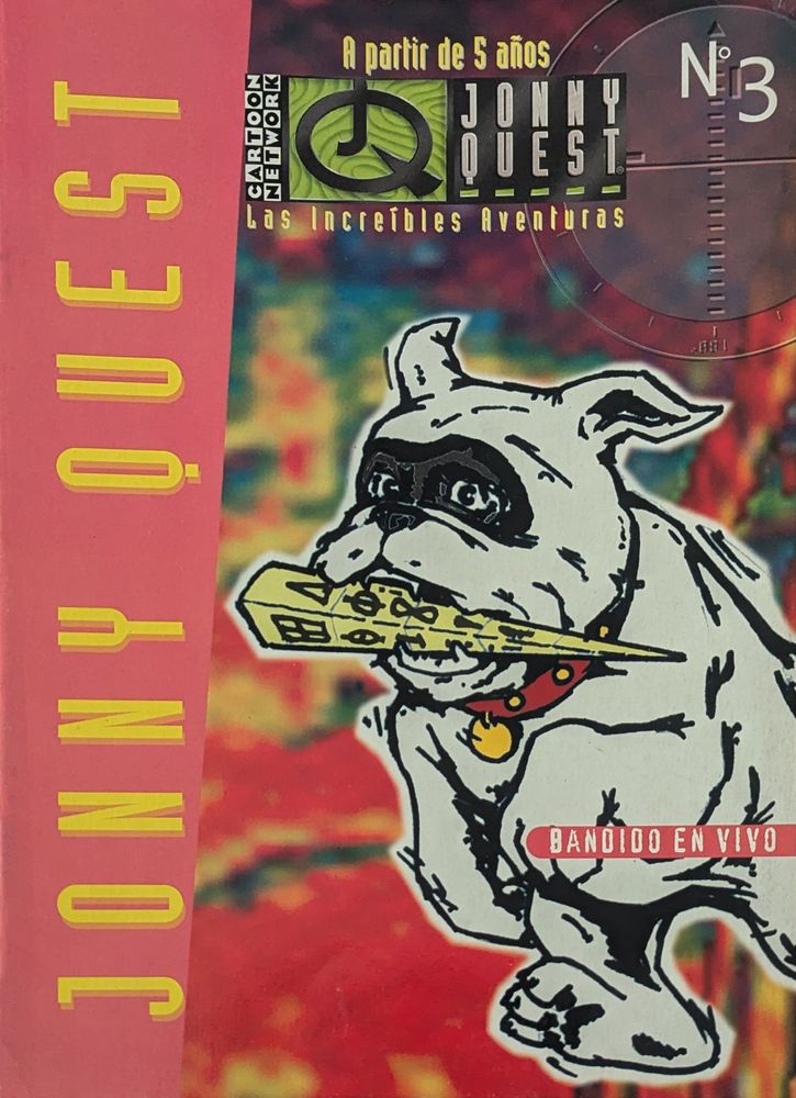 Cover of the coloring book Bandido en Vivo, featuring Bandit.