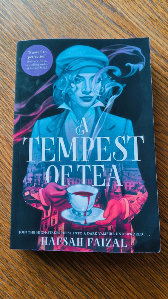 Photo of a book, a tempest of tea by hafsah faizal