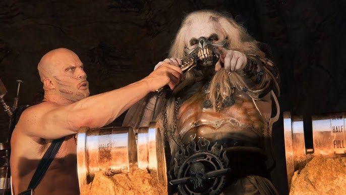 immortan joe, the despotic ruler of the wasteland in Mad Max: Fury Road
