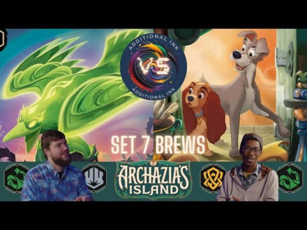 Additional Ink | Emerald Steel Discard VS Amber Emerald Chernadogs | Disney Lorcana | Set Champs