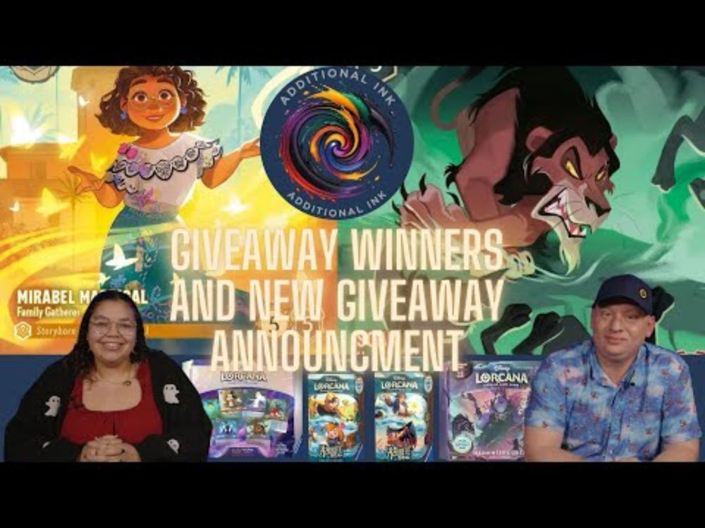 Additional Ink | 100 Subscriber Giveaway Winners! Announcing the road to 1k!
