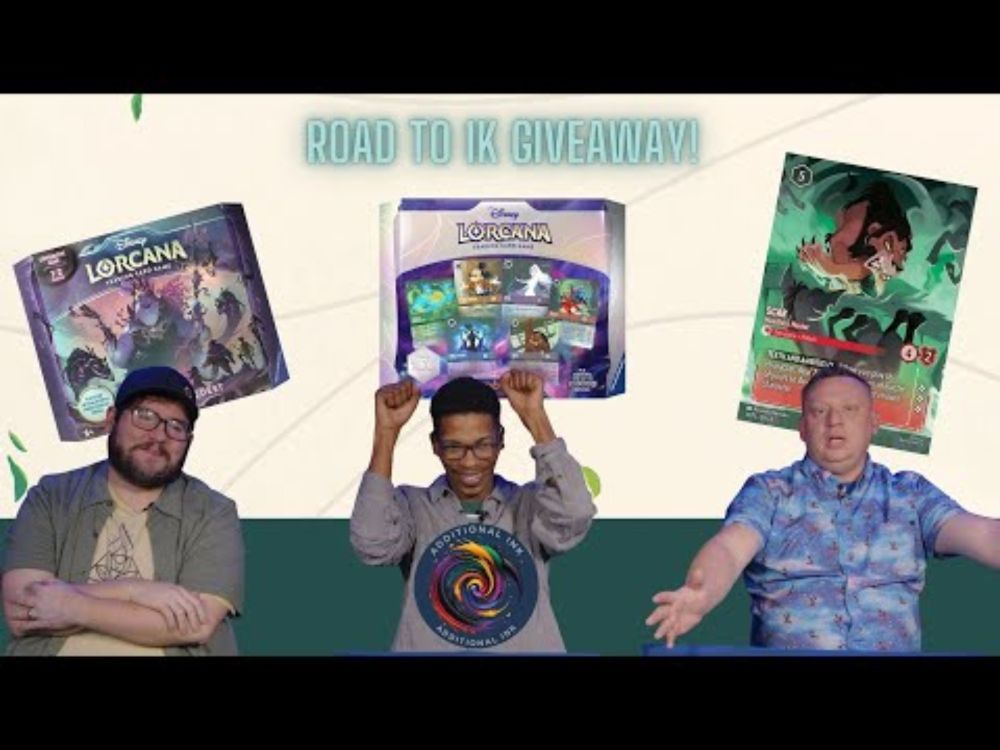 Additional Ink | Road to 1K Giveaway | Disney Lorcana