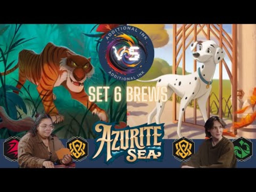 Additional Ink | Ruby Amber VS Amber Emerald | Disney Lorcana Azurite Sea Deck Brews