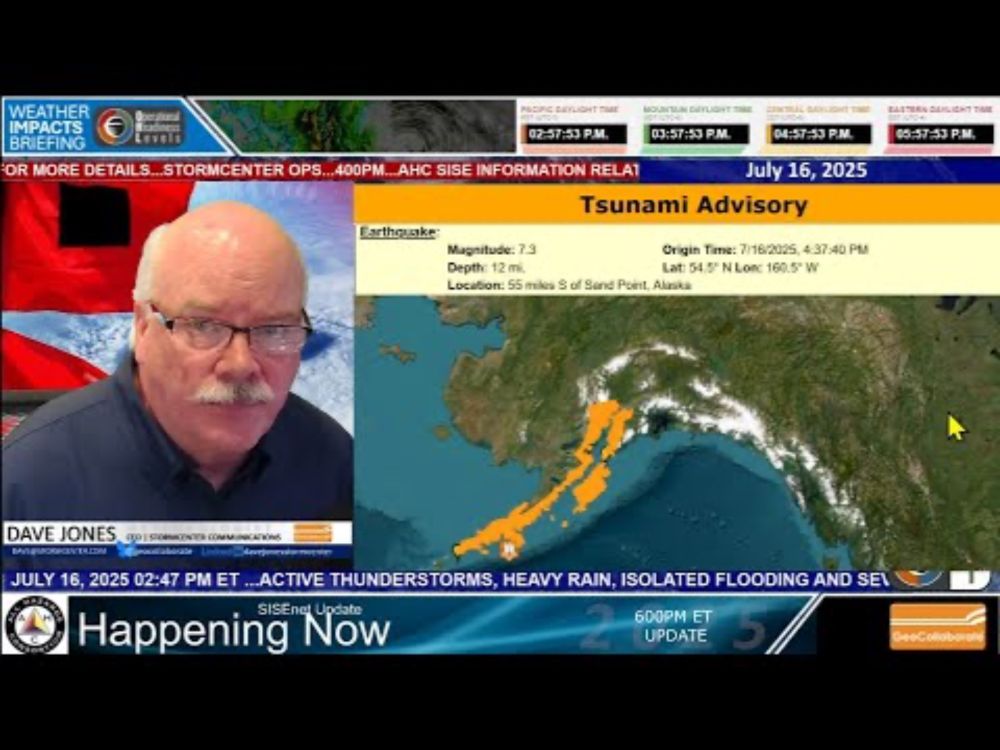 Late Breaking Alaska Earthquake, Tropical Update on 93L, Wildfires and More Heat and Flooding SISE U