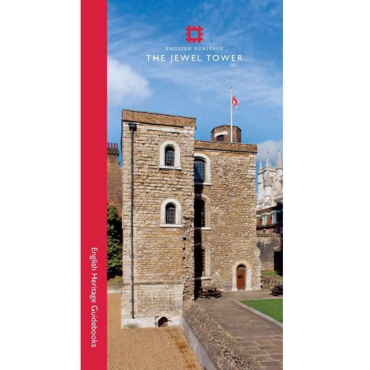 Front cover of the brochure for the Jewel Tower, with the stone tower in the foreground