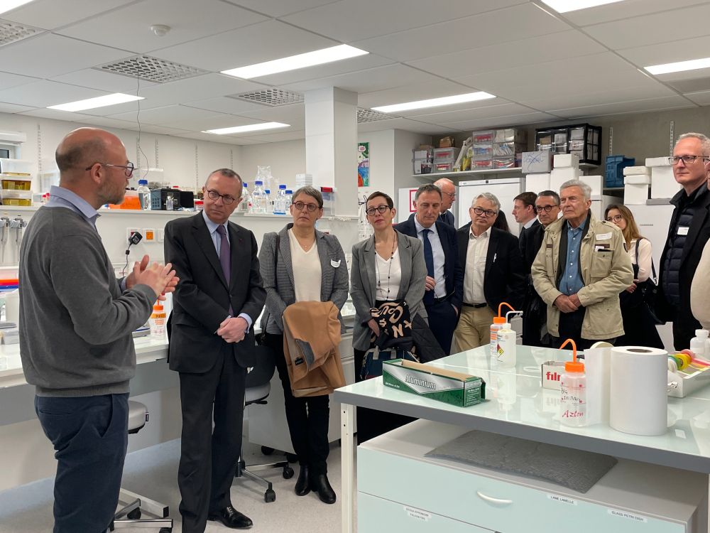 Inauguration PABS-B : visite laboratoire