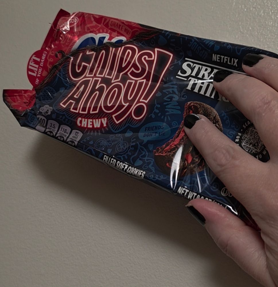 Chips Ahoy Stranger Things flavor cookies (they are not good)