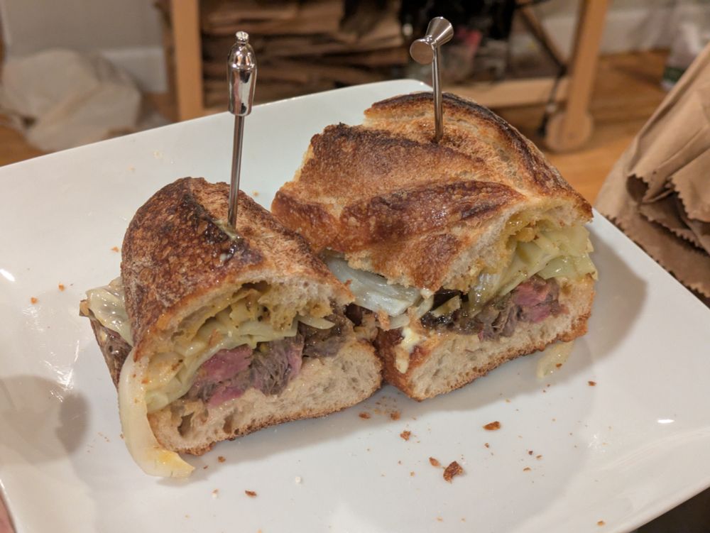 an extremely photogenic sandwich