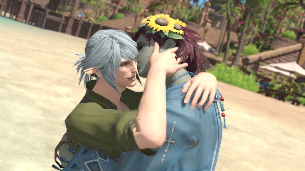 closeup of previous, showing haurchefant's bright smile
