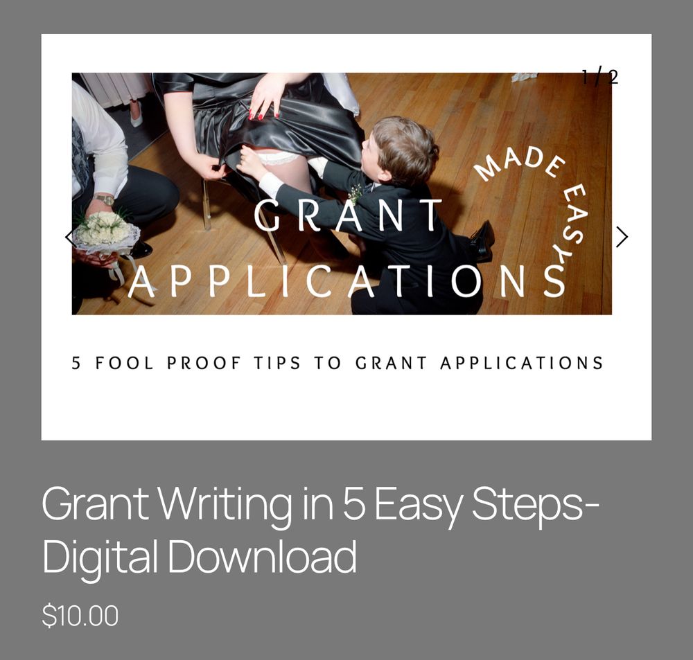 Grant application digital download 