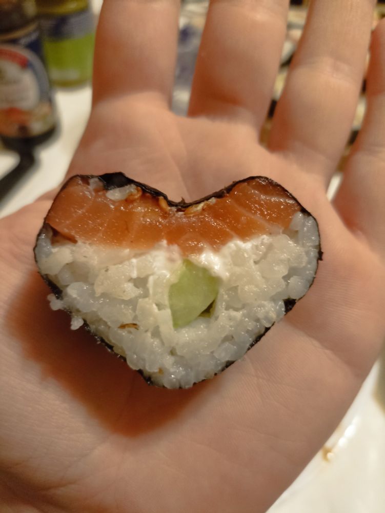Un sushi cœur 