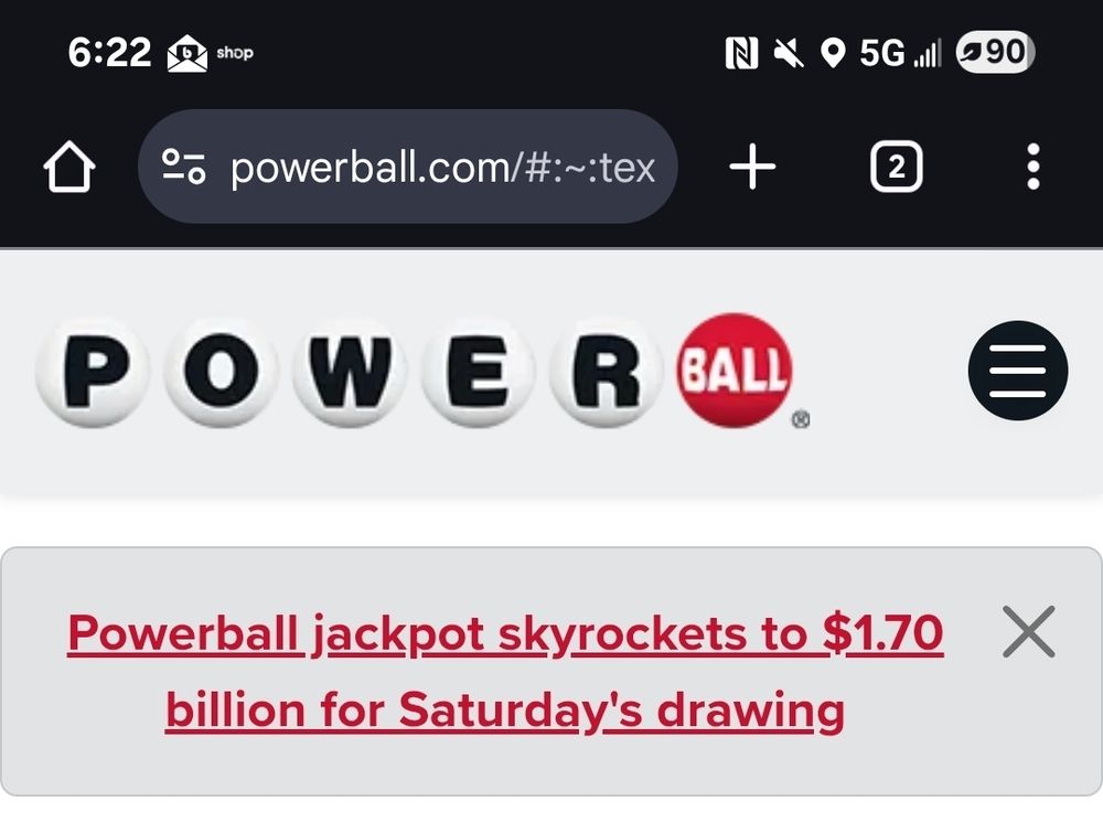 Powerball for Saturday 