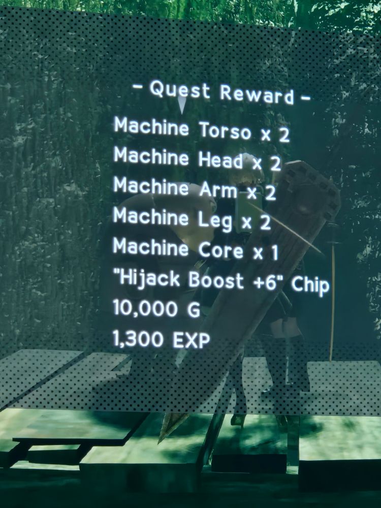 A list of machine life parts... How they were accumulated is unknown.