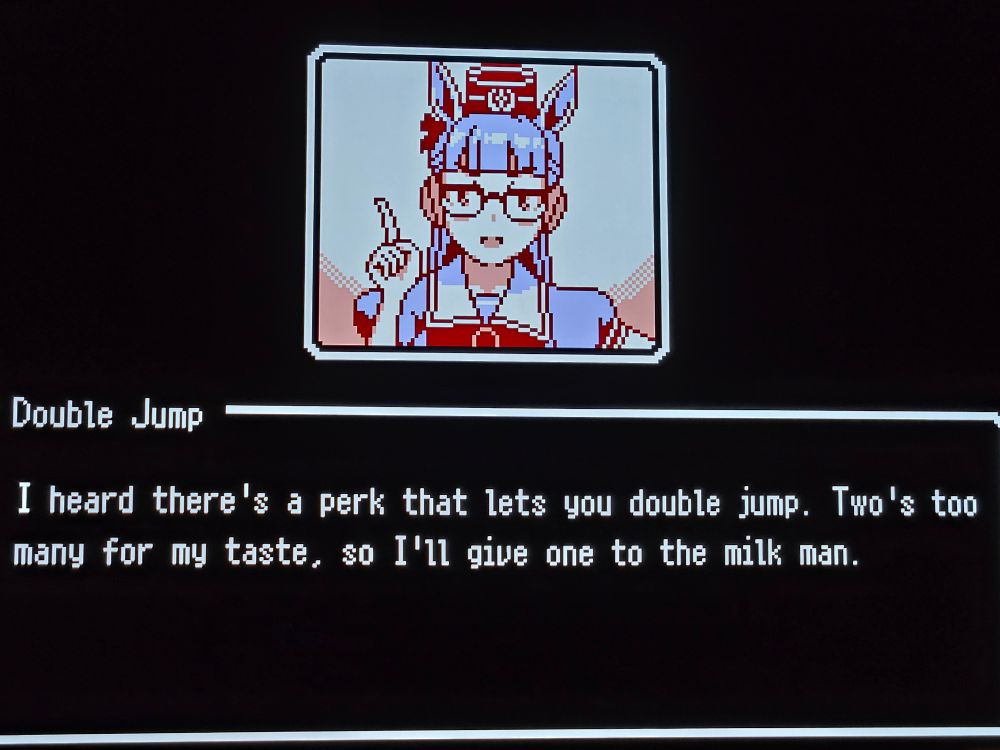 Advice from Goldship advising you give one to the milk man.