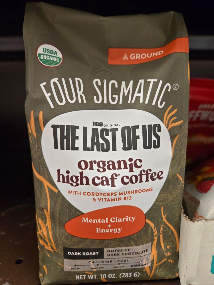 Last of Us coffee... For when you need a pick me up fast to become a clicker.