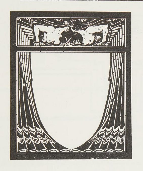 illustrated frame of two sphinx? about to make out or fight