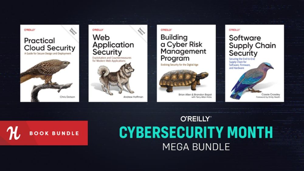 Humble Tech Book Bundle: Cybersecurity Month MEGA Bundle by O'Reilly