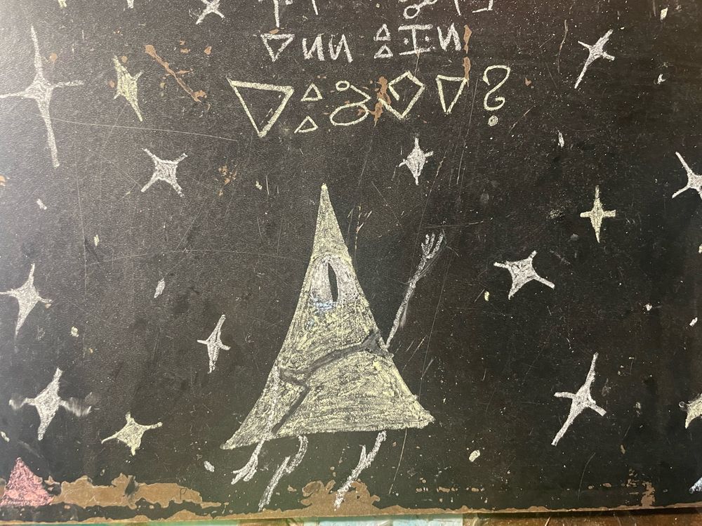 It’s really old, that’s why the borders are like that