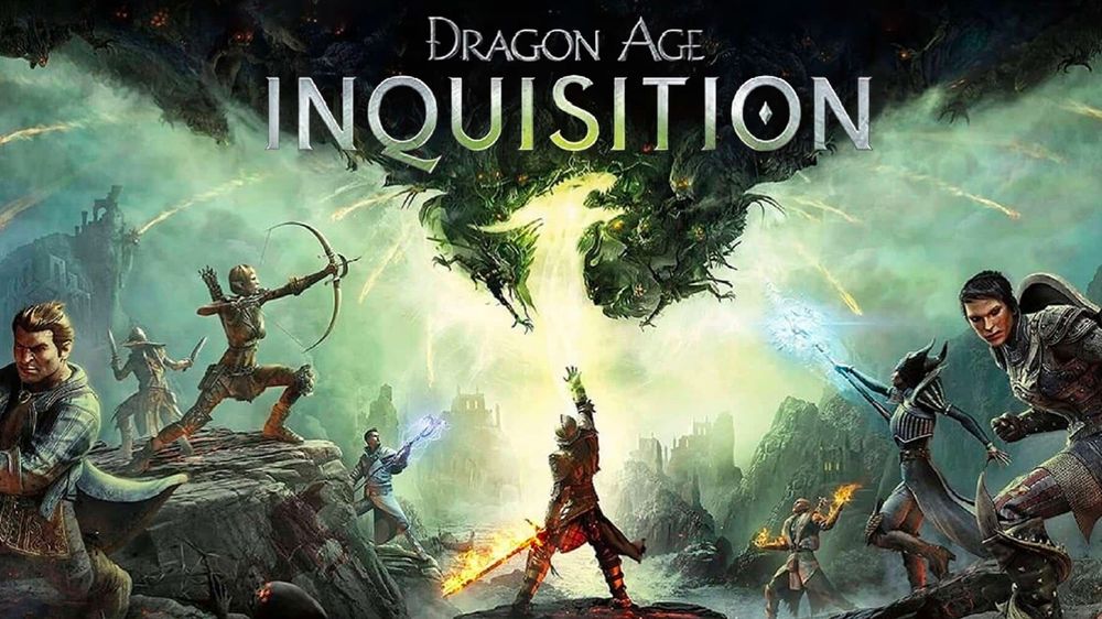 cover art for the game "Dragon Age: Inquisition"