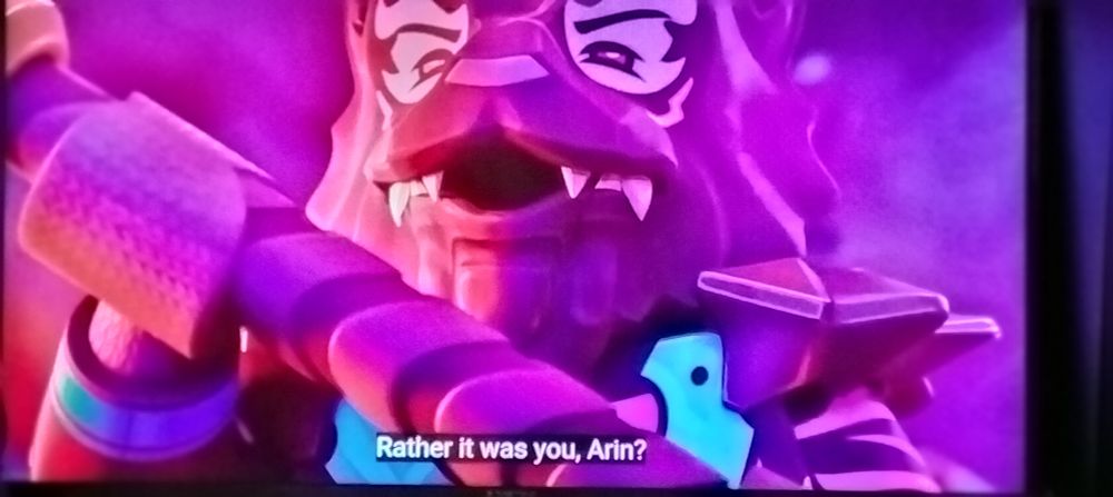 "Rather it was you, Arin?"- Ras from Lego Ninjago Dragons Rising season 3 episode 14.