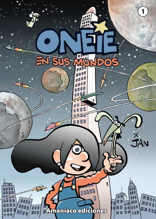 Portada del cómic Oneie. En sus mundos, de Jan