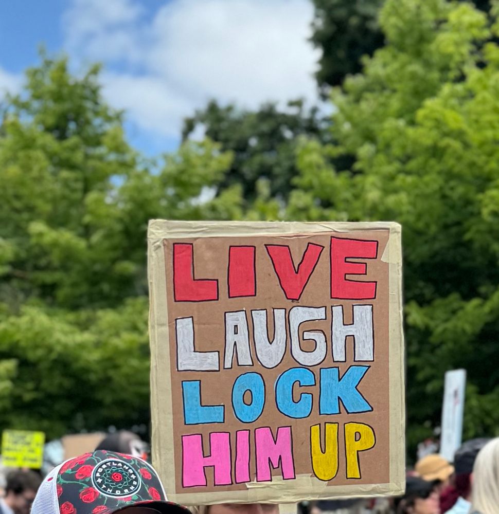 Live laugh lock him up sign