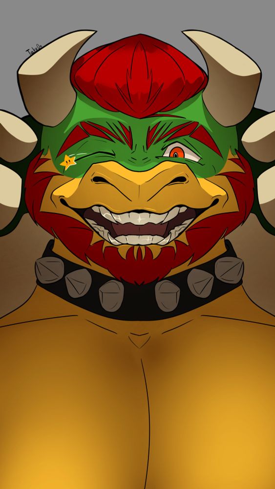 Bowser just winked at you 👀
By Take0o
