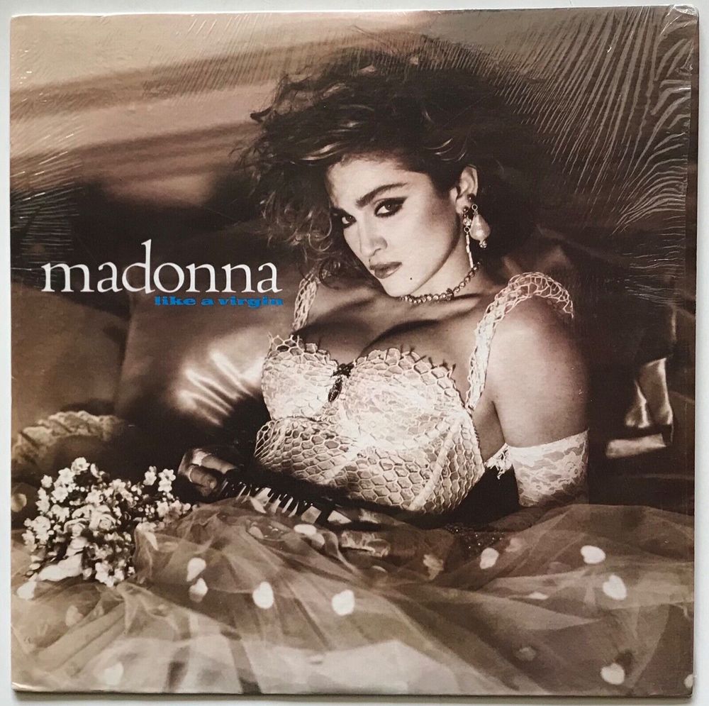 The cover of Like a Virgin by Madonna.