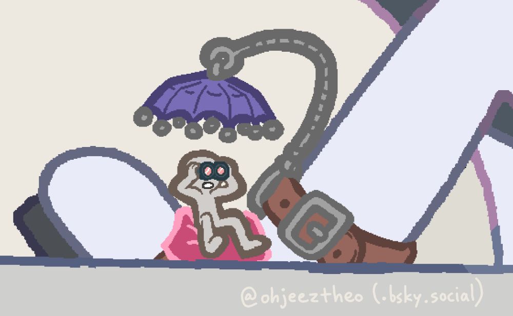 A zoom-in crop of the picture in the above post, to show the full detail of the small boyfriend riding the foot.