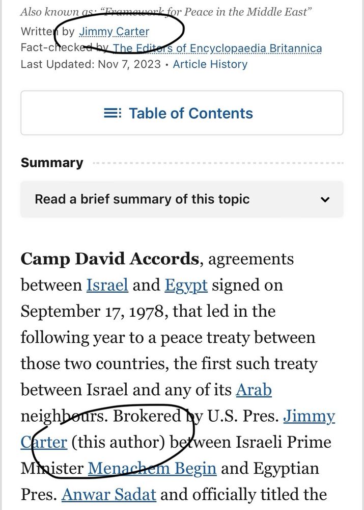 Screenshot of entry showing the author’s name.