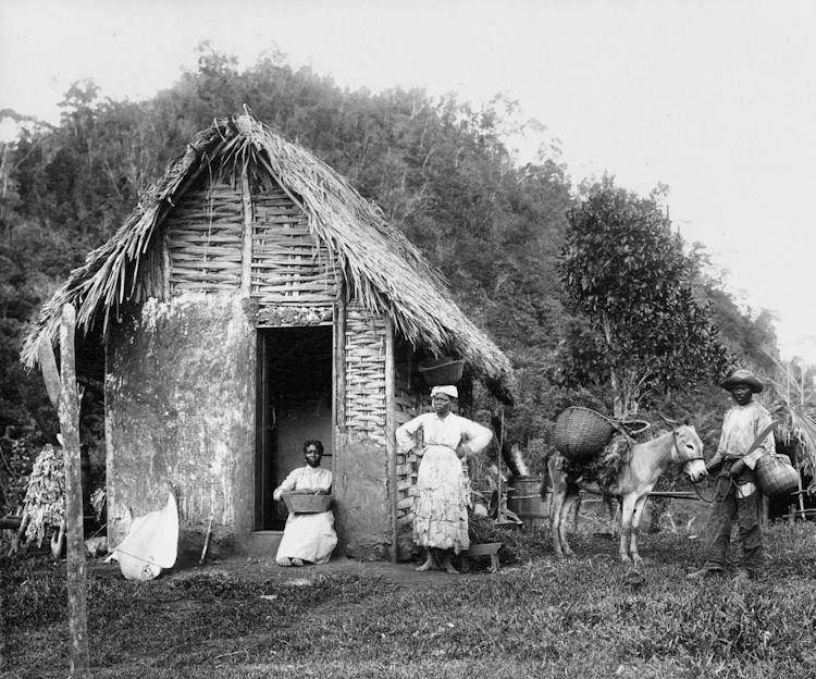 Rural house in Jamaica. 1890s