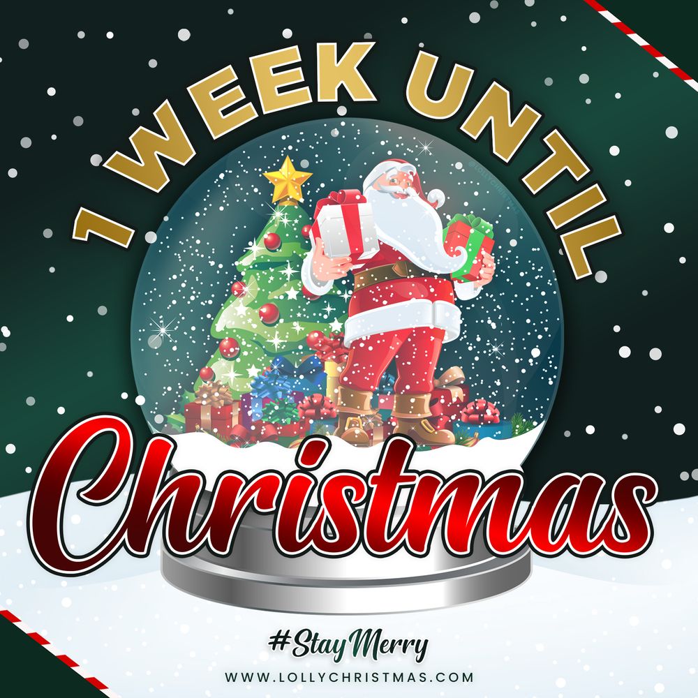 🎄🎅🏻✨🎁🎄✨⛄️🎄🎅🏻✨

ONE WEEK UNTIL CHRISTMAS

🎄🎅🏻✨🎁🎄✨⛄️🎄🎅🏻✨

How much of your holiday to-do list have you completed? Is your shopping done? Are your gifts wrapped? Whatever you have left, we hope you #StayMerry as you jingle all the way to Christmas Day! 🎄✨