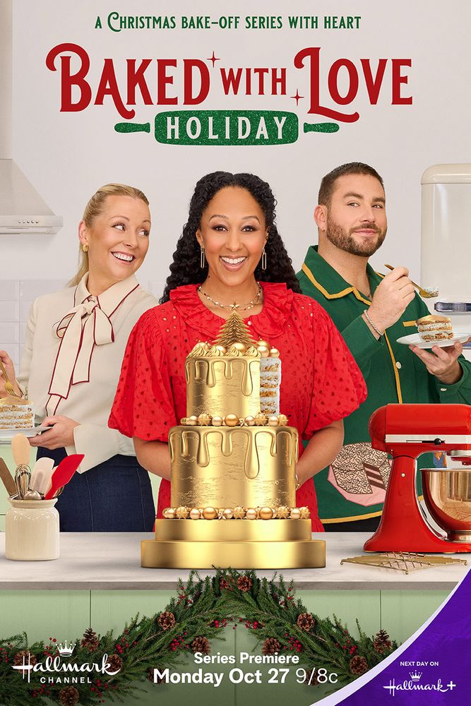 "Baked With Love: Holiday", hosted by #TameraMowryHousley, premieres on #HallmarkChannel TONIGHT at 9pm/8c—part of #CountdownToChristmas! 🎄🧁

Read more about Hallmark Channel's merriest lineup at https://bit.ly/48CoCZE!

#StayMerry #BakedWithLoveHoliday