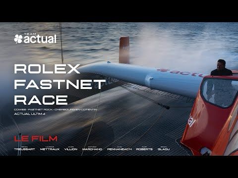 Rolex Fastnet Race | Première course et premier podium pour Actual Ultim 4 et Anthony Marchand 🚀 🏁
