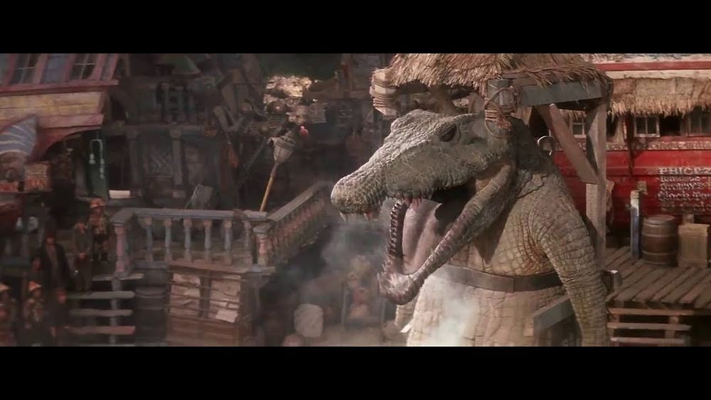 Crocodile clock from Hook