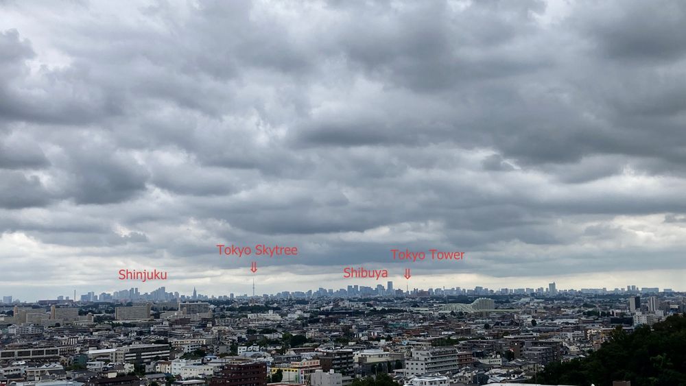 view from the stairs top