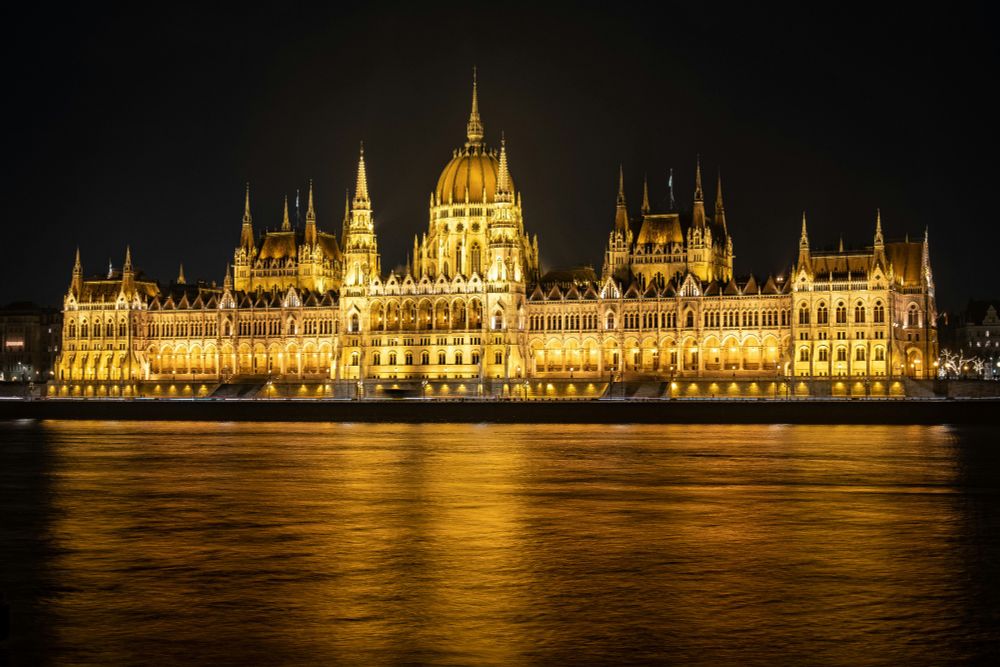Hungarian parliament over the Danube