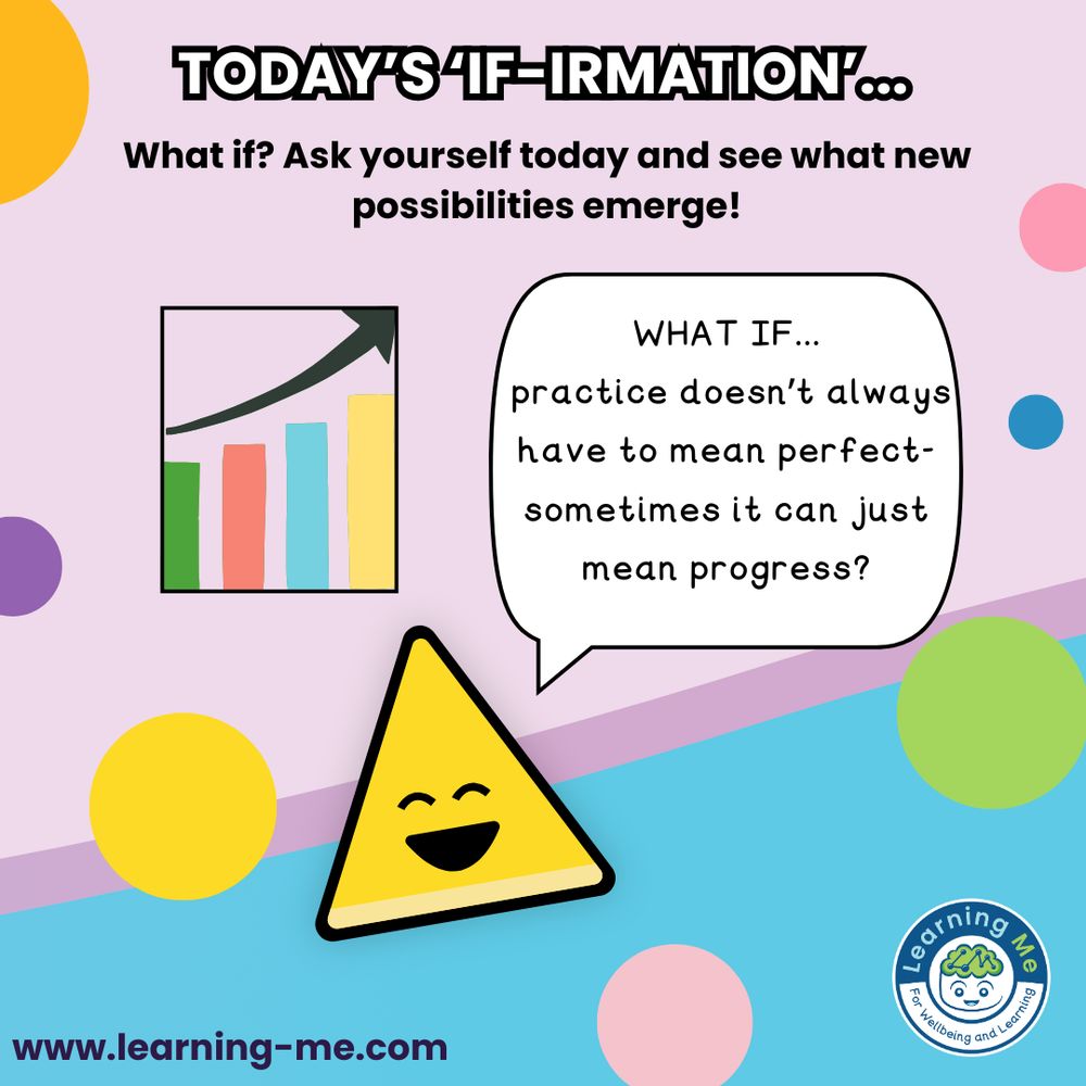 What if practise doesn't always have to mean perfect- sometimes it can just mean progress?