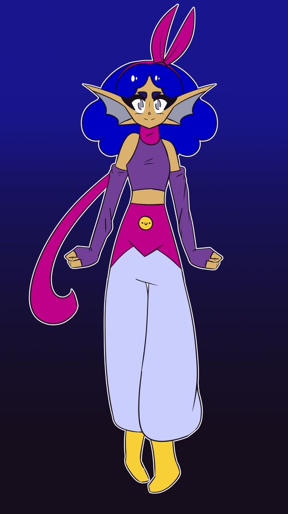 Magic posing with a lil soft smile